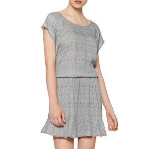 3/$20 Soft Joie Gray Caviar Ruched Waist Cap Sleeve Quora Dress Size M
